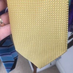Gold and blue izod tie
